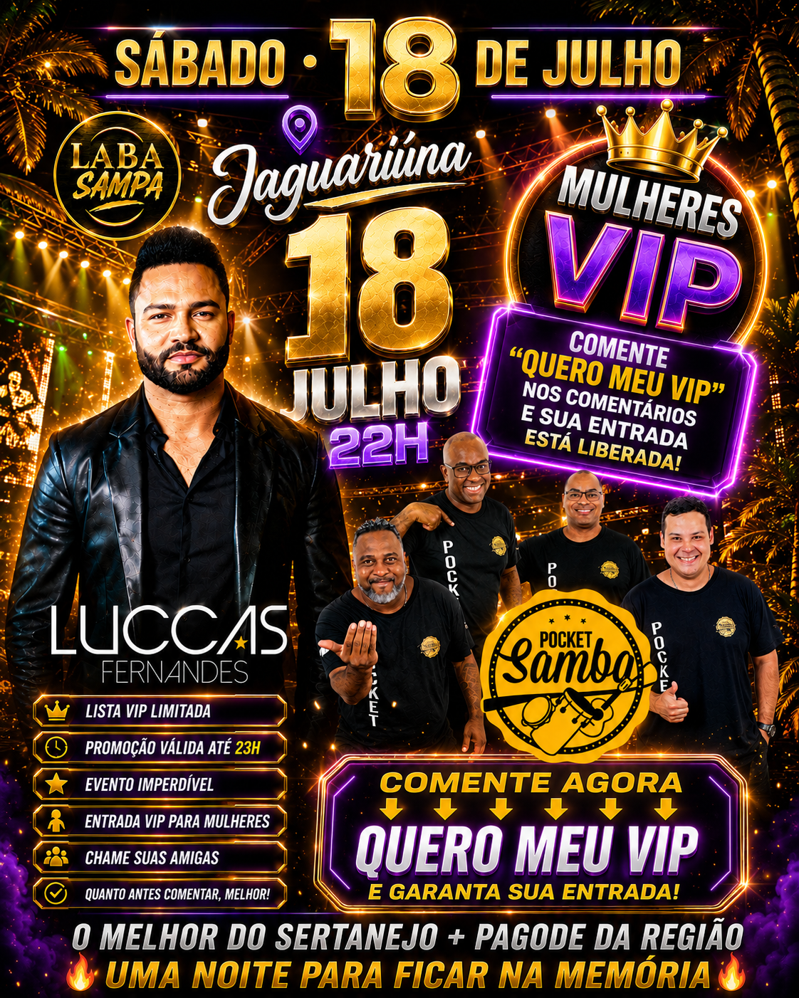 Luccas Fernandes + Pocket Samba